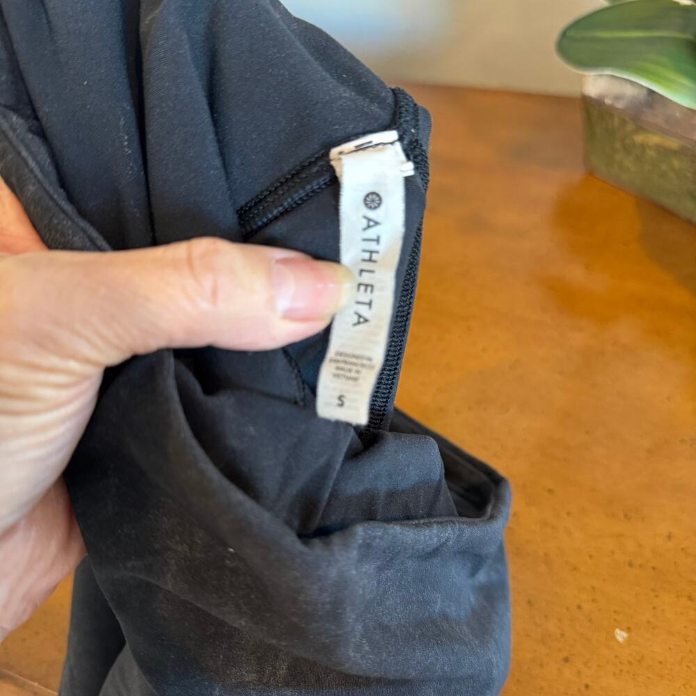 Athleta Elation Garment Dye 7/8 Tight Black Size Small - Picture 5 of 6